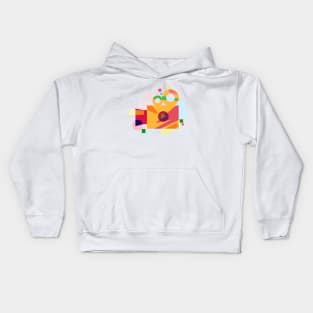 illustration camera video Kids Hoodie